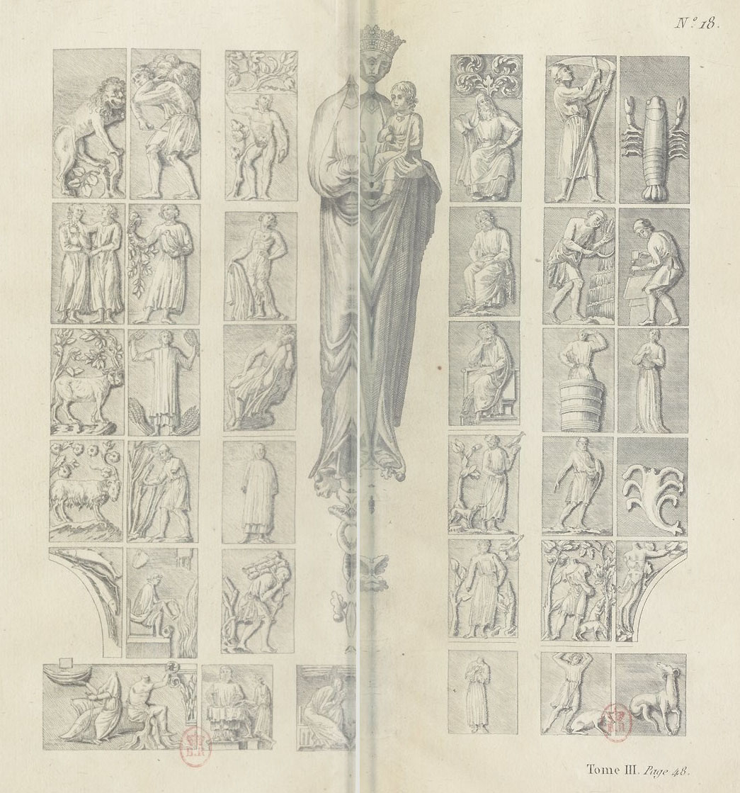 Figure 4. – Détail du portail de Notre-Dame