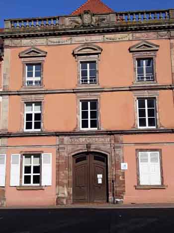 Fig. 3 : Ancien Kais[erliches] Landgericht à Sarreguemines.