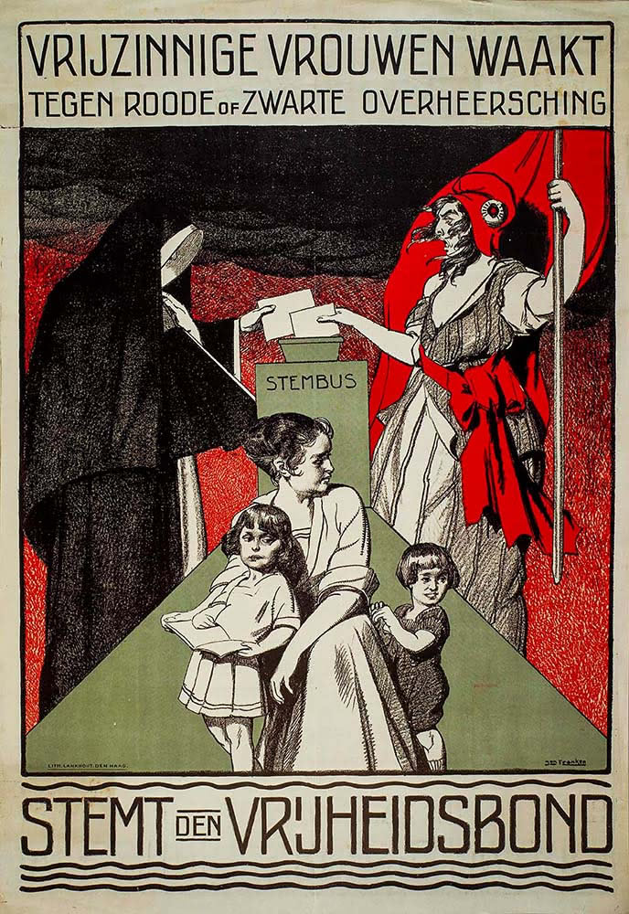 Ill. 5 : Affiche du Liberale Staatspartij, « LSP z.j. », 1929