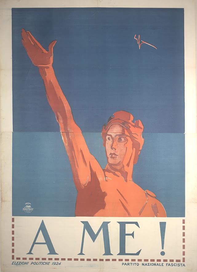 Ill. 9 : Affiche du Parti National Fasciste, « Elezioni politiche 1924. Partito Nazionale Fascista », 1924