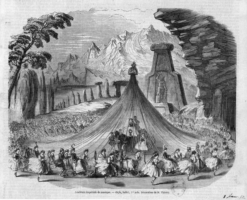 Fig. 3: Joseph Thierry: Orfa, ballet, 1st act. Académie impériale de musique