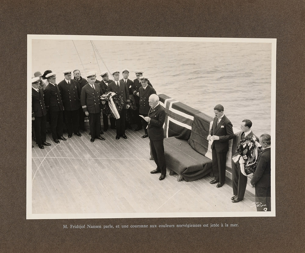 Cérémonie au large de Tromsø