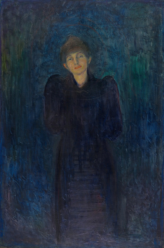 Fig. 2. Dagny Juel Przybyszewska, painting by Edvard Munch, 1893