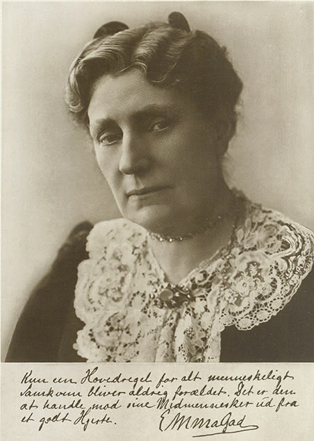 Emma Gad, ca. 1918. Det Kgl. Biblioteks billedsamling, Billedsamlingen
