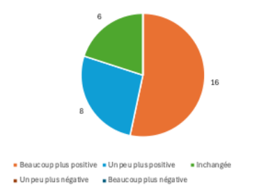 Figure 9 : Comment votre perception de l’IA générative a-t-elle changé après cet atelier ?