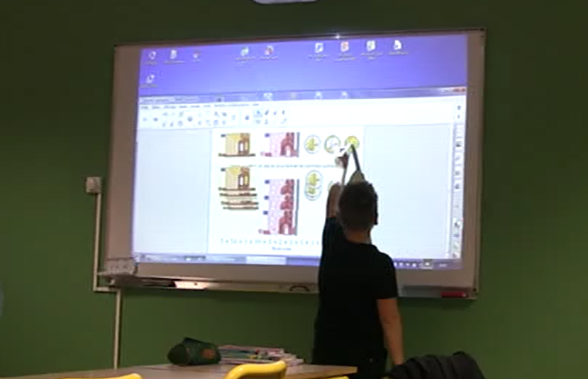 Figure 4 : captation photographique en cours de mathématiques