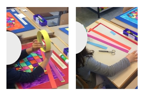 Figure 3 : processus d’assemblage des bandelettes