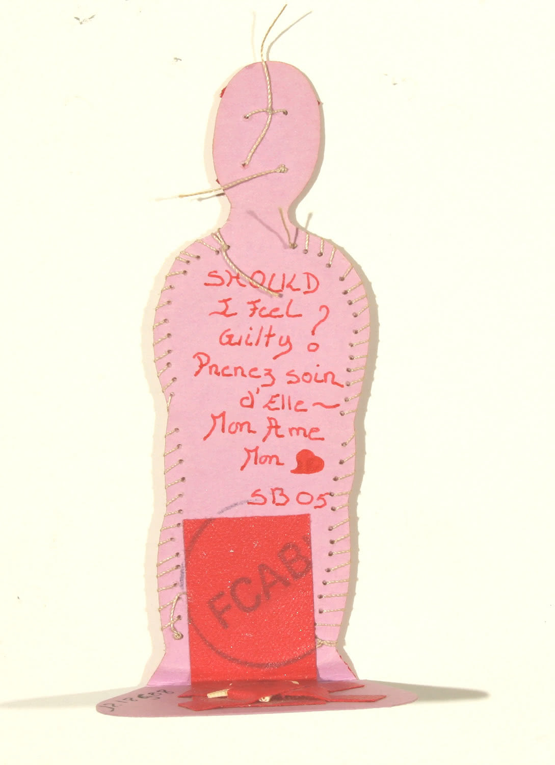 Fig. 1. Stéphanie Buttay, Should I feel guilty? Prenez soin d’elle, 2005