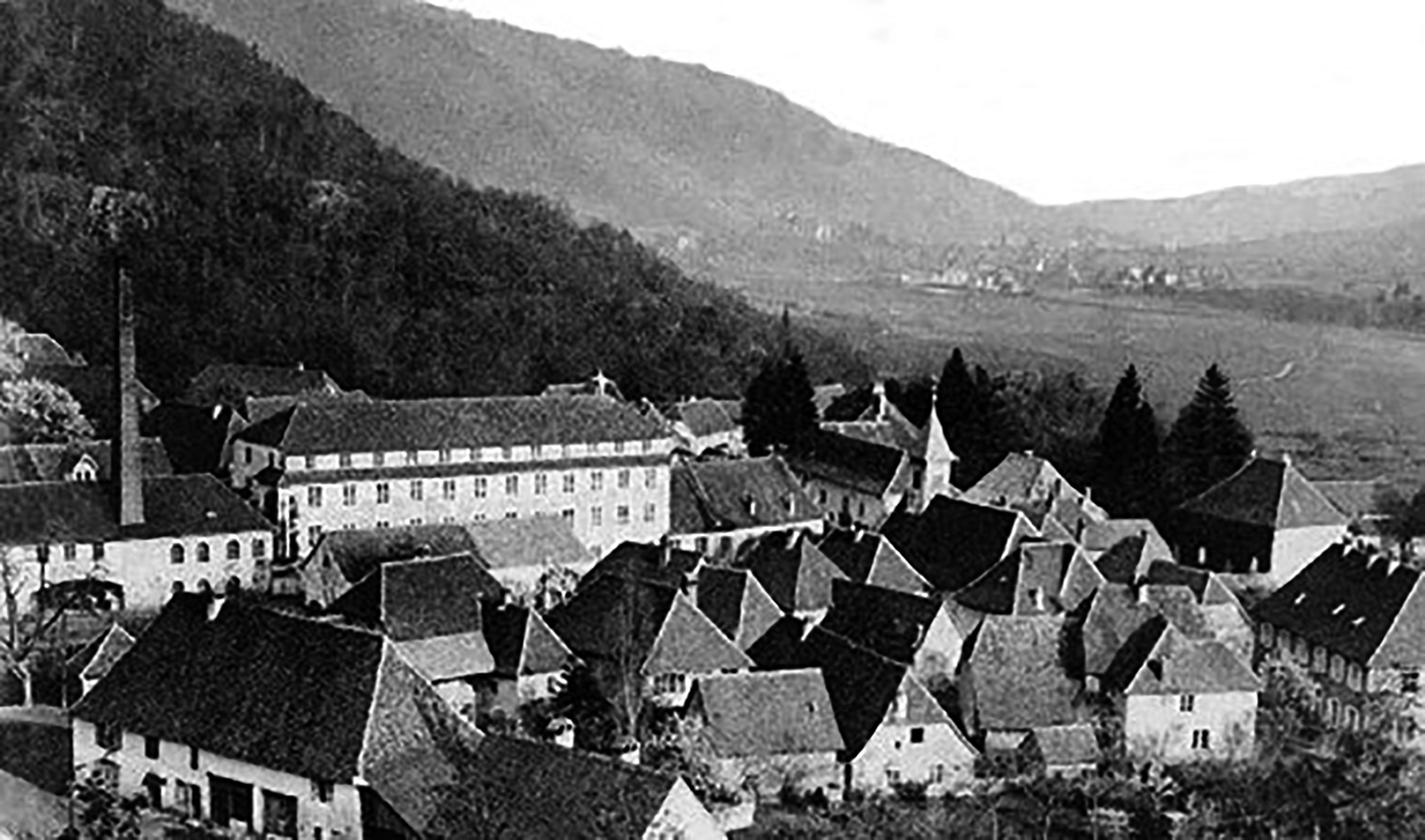 Image 1 : Filature d’Oberbruck au début du xxe siècle, carte postale