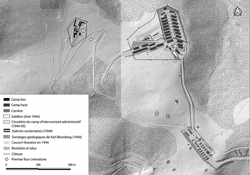 Figure 2 : Plan d’ensemble du camp de concentration de Natzweiler