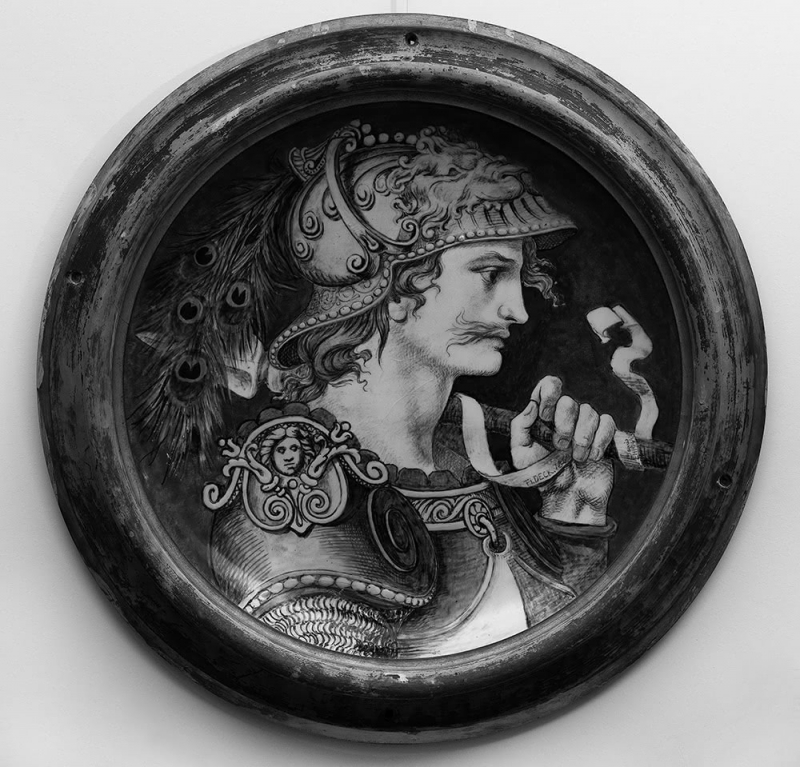 Figure 6 : Théodore Deck, François-Émile Ehrmann, Plat, 1869