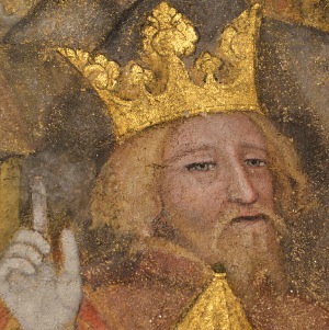 Fig. 20 : Visage de Melchior sur la scène de l’Adoration des Mages